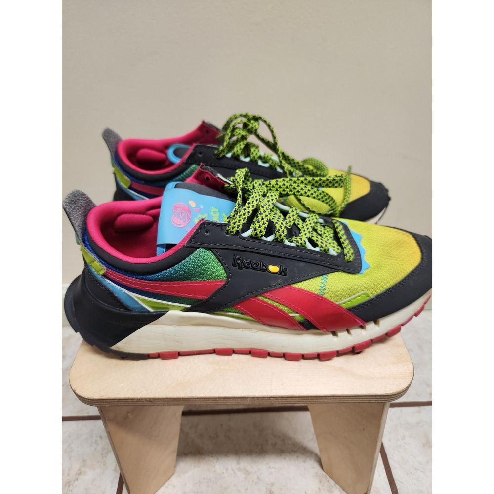 Reebok CL Legacy AZ Jelly Belly‎ Multi Color Running Shoes Sneakers Mens 38.5